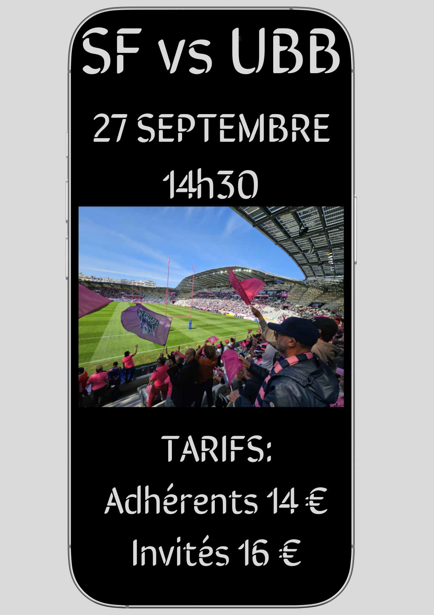 27 SEPTEMBRE 14h30