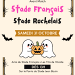 Black White and Orange Retro Halloween Sale Flyer (1)