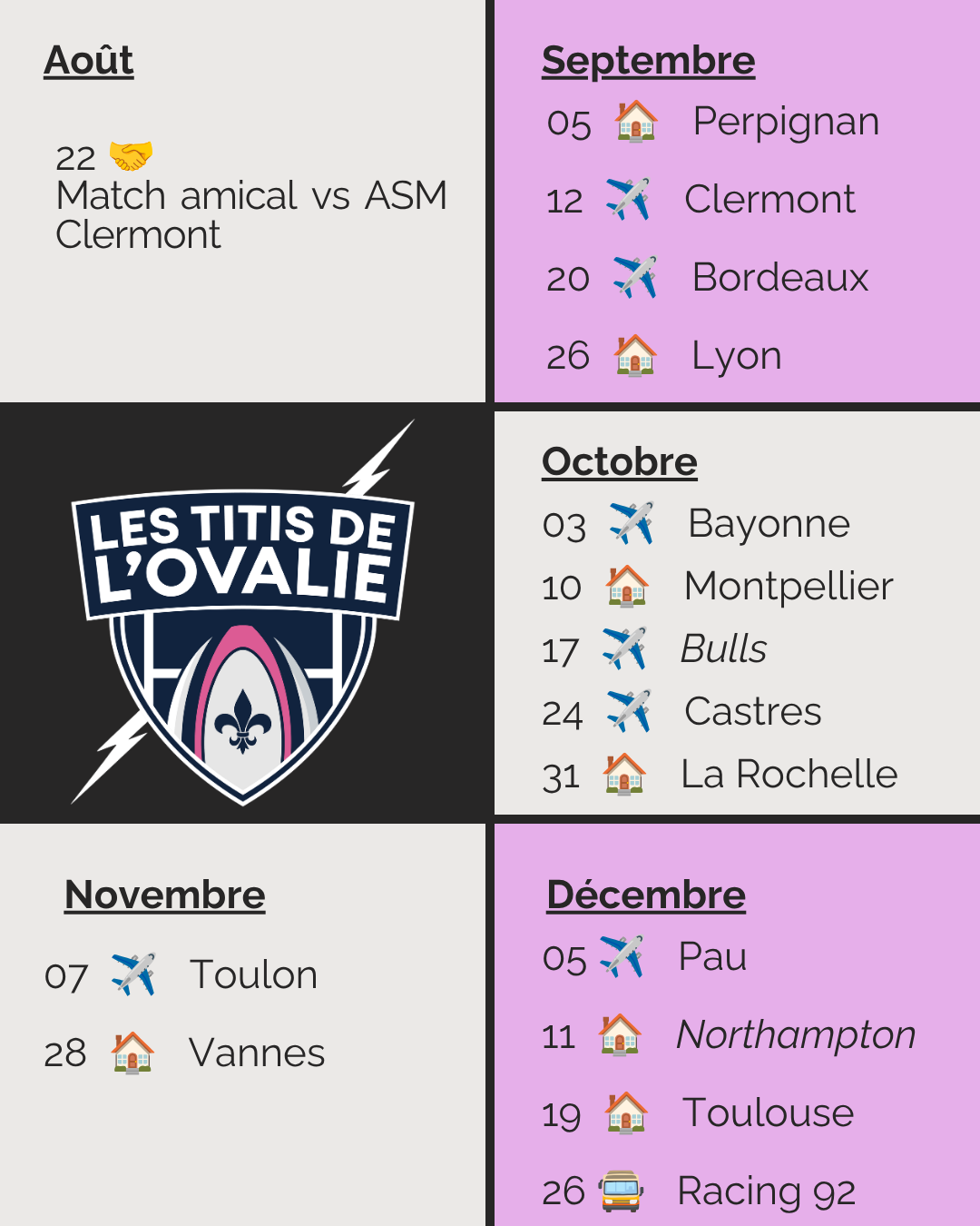 Calendrier 12
